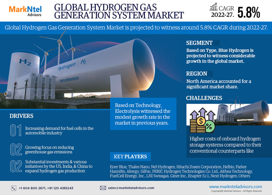 글로벌 수소 가스 생성 시스템 시장: 수요 증가와 업계를 형성하는 주요 동인